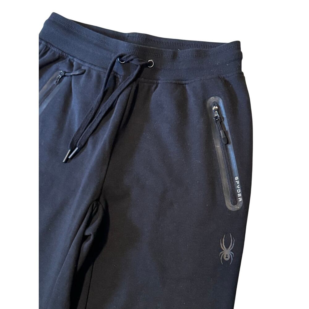 SPYDER Active ProWeb Tapered Leg Performance Joggers Black Men's Size S - Picture 9 of 15